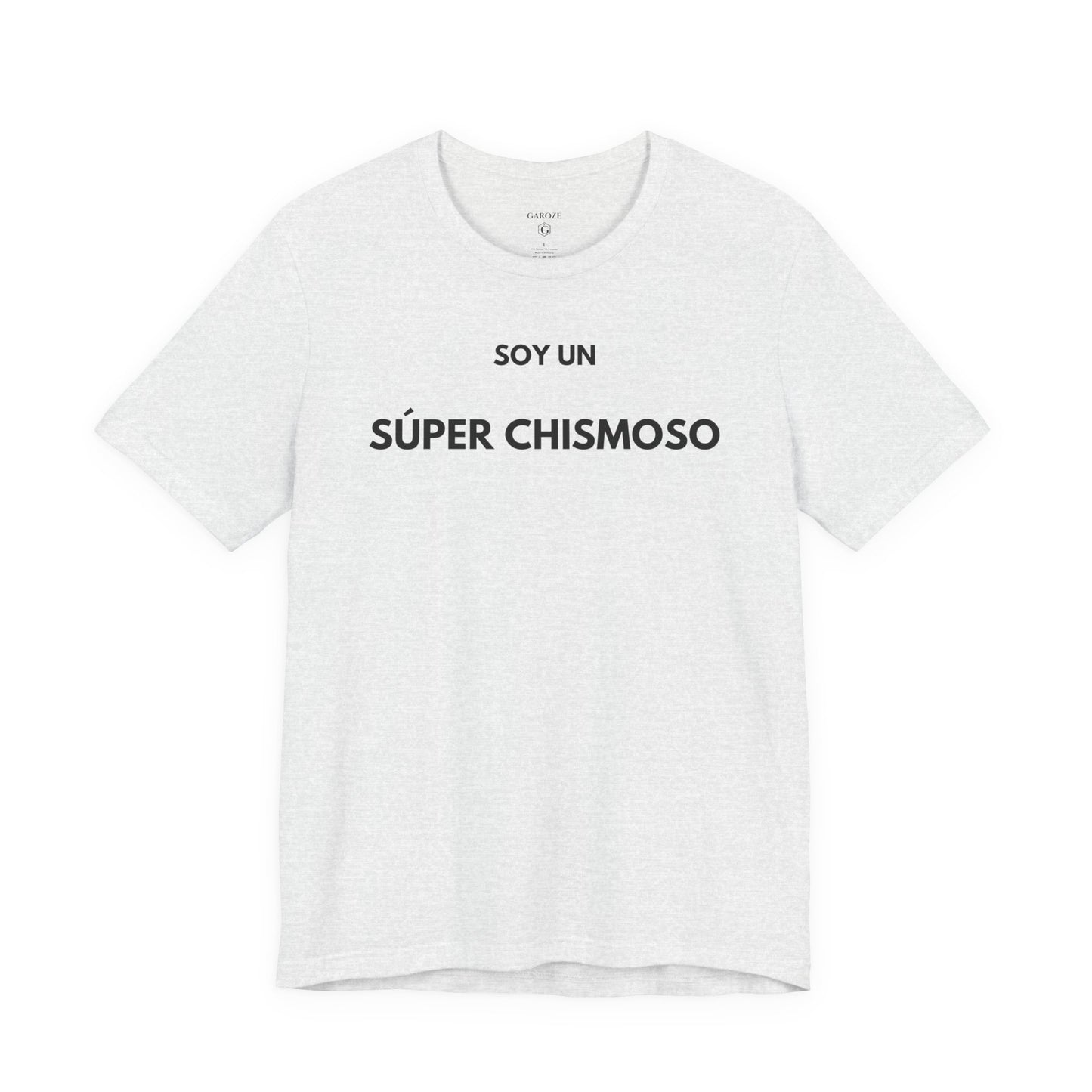 SOY UN SÚPER CHISMOSO - Camiseta Divertida en Español | GAROZÉ Edición Especial