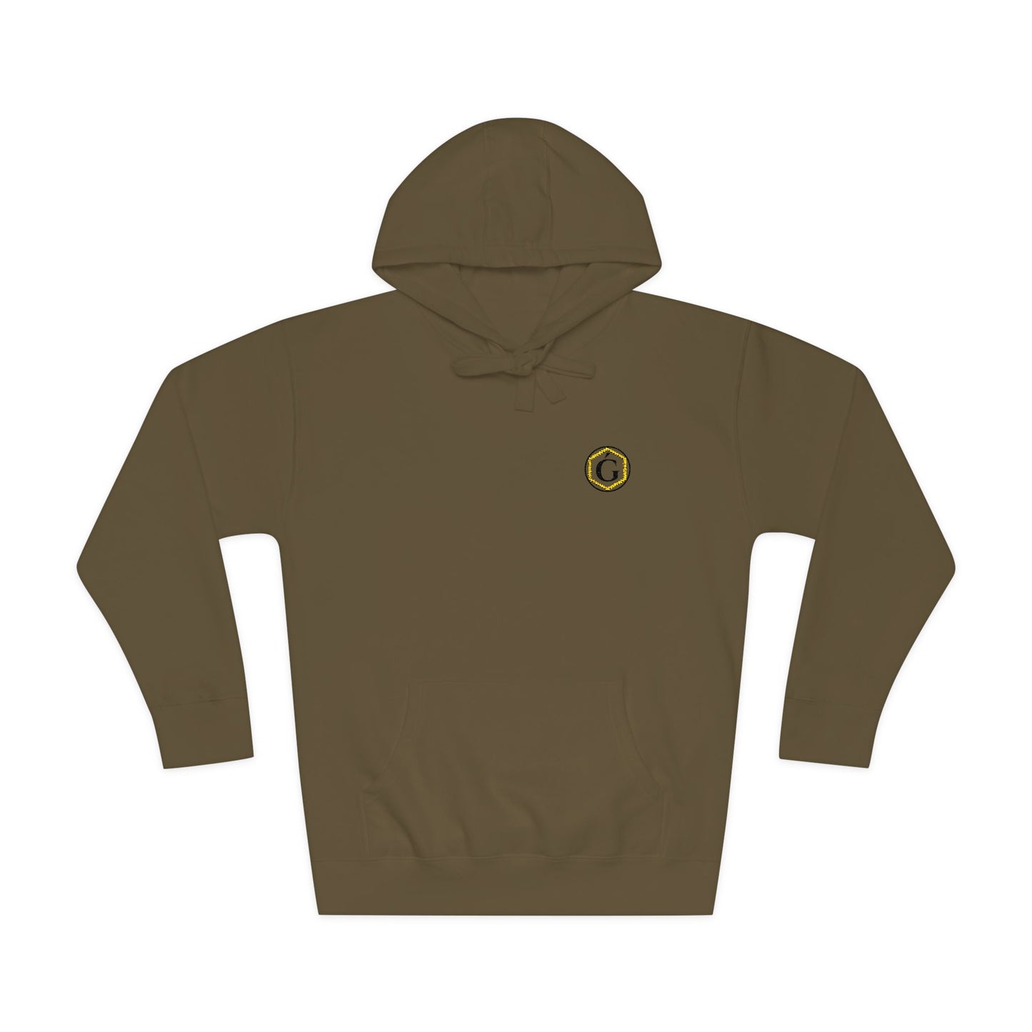 GAROZÉ MONOGRAM — Embroidered Premium Hoodie (Military Green)