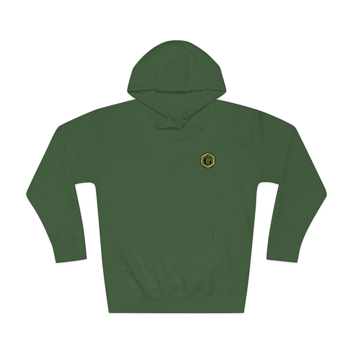 GAROZÉ MONOGRAM — Embroidered Premium Hoodie (Military Green)