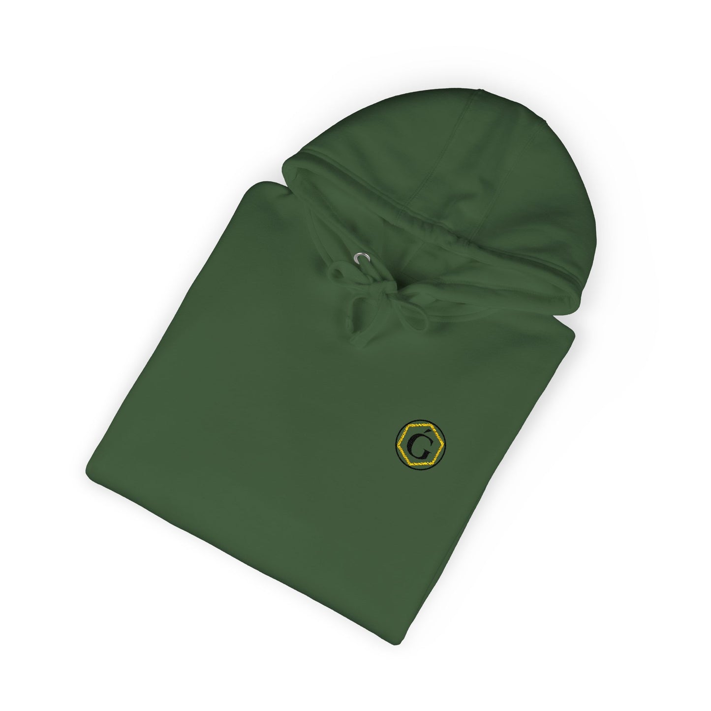 GAROZÉ MONOGRAM — Embroidered Premium Hoodie (Military Green)