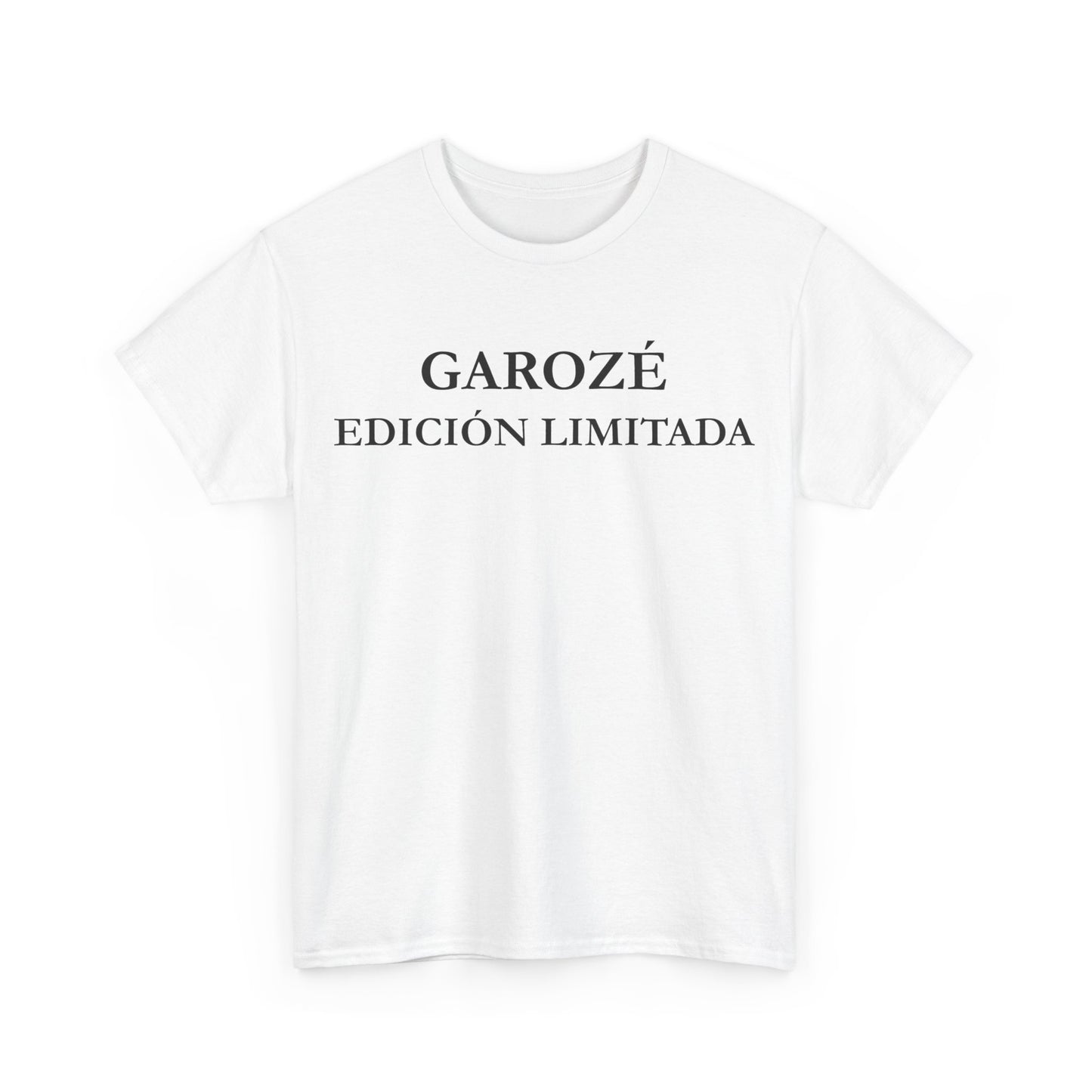 GAROZÉ — EDICIÓN LIMITADA (Black Embroidery Tee)