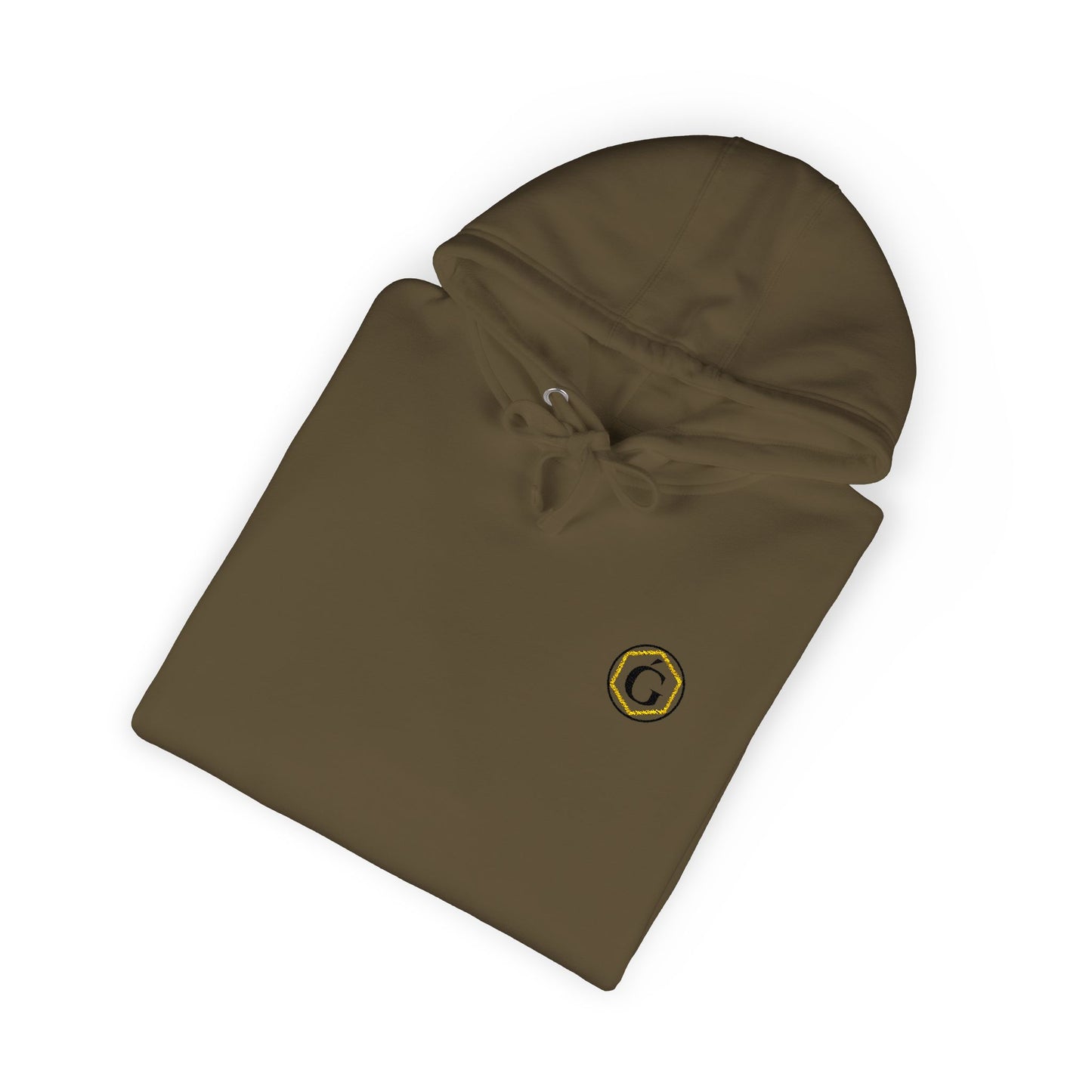 GAROZÉ MONOGRAM — Embroidered Premium Hoodie (Military Green)