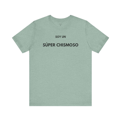 SOY UN SÚPER CHISMOSO - Camiseta Divertida en Español | GAROZÉ Edición Especial