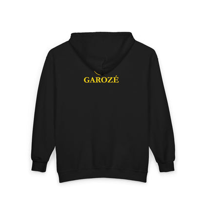 GAROZÉ Signature Zip Hoodie Embroidered Tee — Noche | GAROZÉ